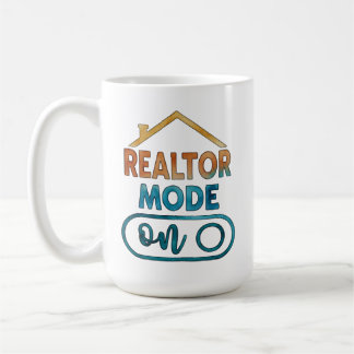 Modo Agente Inmobiliario Activado en Taza de Café 