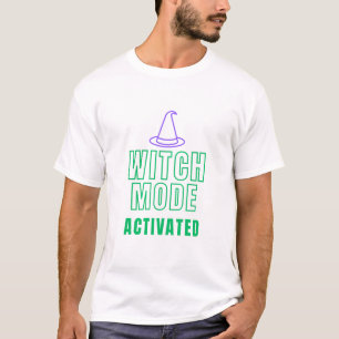MODO BRUJA ACTIVADO – Camiseta de Halloween de Mag