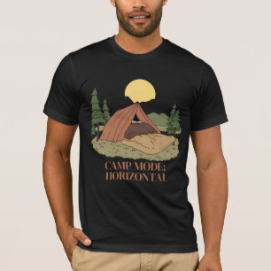 MODO CAMPAMENTO: HORIZONTAL.” – CAMISETA DEL CAMPI