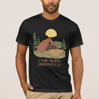 MODO CAMPAMENTO: HORIZONTAL.” – CAMISETA DEL CAMPI