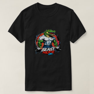 Modo De Bestia En Camiseta De Graffiti Crocodile G