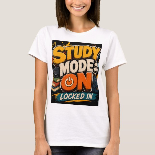 Modo de Estudio: ACTIVADO Camiseta de Estudiante | (Anverso)