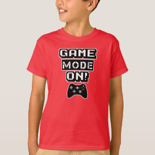 Modo del juego en la camisa divertida del