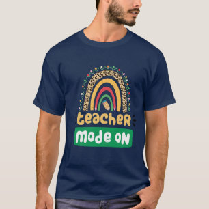 Modo Del Profesor De Vuelta A La Camiseta Escolar