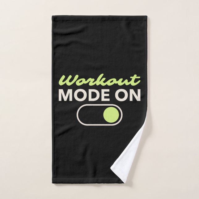 Modo Entrenamiento Activado: Interruptor de Fitnes (Toalla de mano)