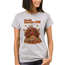 Modo Fiesta: ACTIVADO – Camiseta Divertida de Pavo