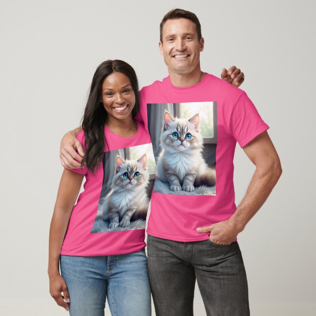“Modo Gato Activado – Camiseta Impresa de Gato Ado (Unisexo)