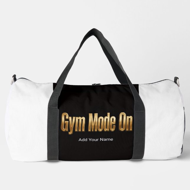 Modo Gimnasio en Bolsa de Gimnasio Personalizada (Anverso)