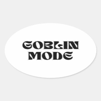Modo Goblin Pegatina de estilo vintage