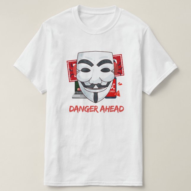 Modo hacker: siempre un paso adelante - camiseta m (Diseño del anverso)