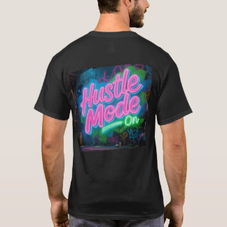 Modo Hustle En La Camiseta Neon Graffiti | Motivo