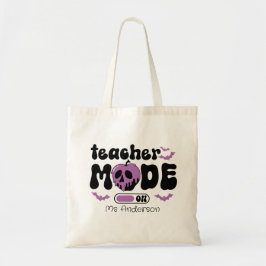 Modo Maestra En La Bolsa De Tote Personalizado De 