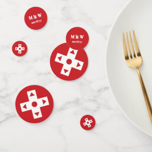 Modo multijugador en confetti de mesa de cerezo