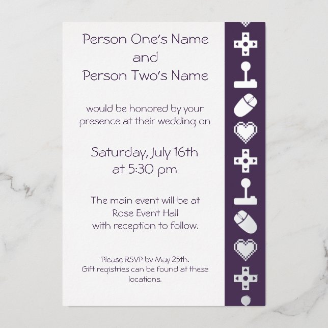 Modo multijugador en invitación a Relieve metaliza (Anverso)