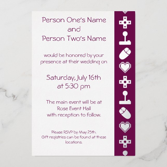 Modo multijugador en invitación a Relieve metaliza (Anverso)