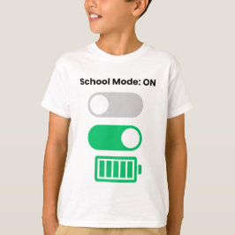 Modo Regreso a Clases ACTIVADO Camiseta divertida