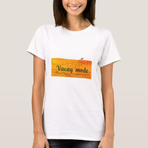 "Modo Vacay activado" Camiseta básica para mujer
