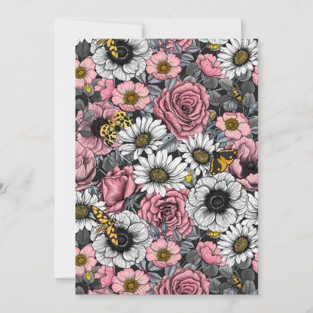 Modos de mezcla de flores en rosa y gris (Anverso)