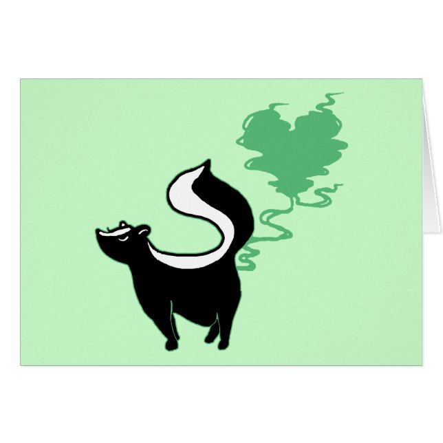 Mofeta Stinky del amor (Anverso (Horizontal))