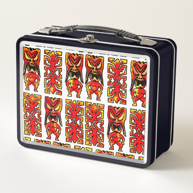 Mog Mog Tiki Warrier Lunch Box (Anverso)
