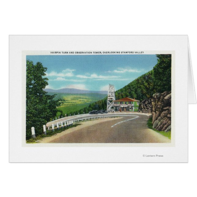 Mohawk Trail Hairpin Turn & Observation Tower (Anverso (Horizontal))