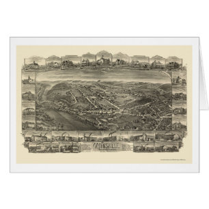 Mohnsville, mapa panorámico del PA - 1898