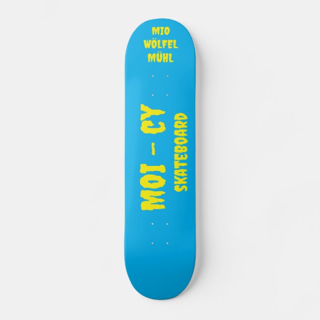 MOI - cy Skateboard blau (Anverso)