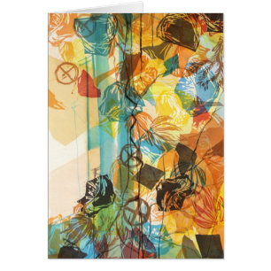 Mojave abstracto de la tarjeta del arte del