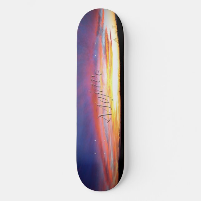 Mojave Sunset Skateboard (Anverso)