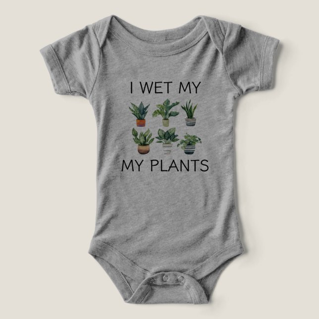 Mojé mis plantas (Diseño delantero )