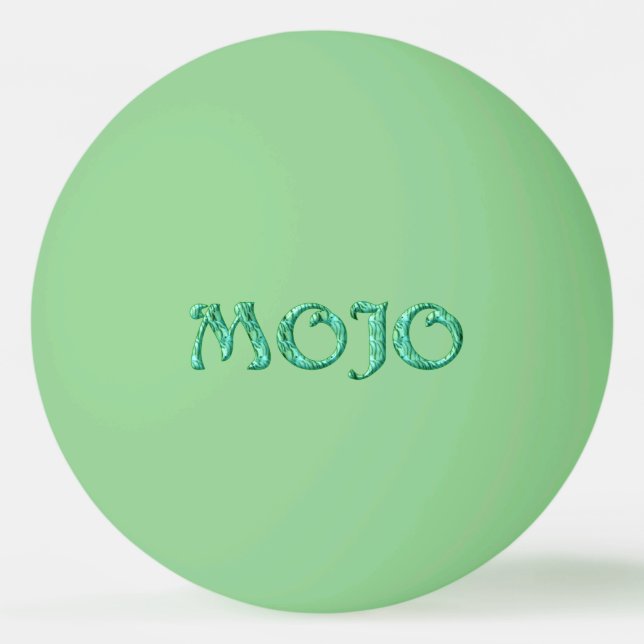 Mojo verde resplandor verde 1 estrella bola de pin (Anverso)