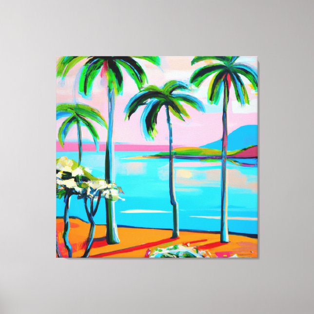 Mokuauia (isla de las cabras) vista arte de Oahu (Anverso)