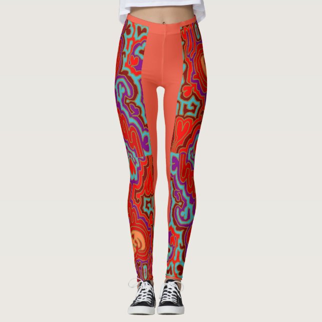 Mola Kuna Leggings (Anverso)