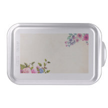 Moldes para pasteles con plantilla floral