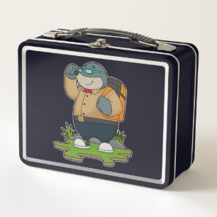 Mole as Hiker con mochila