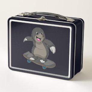 Mole como Skater con Skateboard