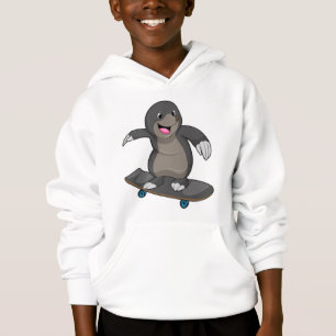 Mole como Skater con Skateboard