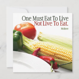 Moliere cita Inspiradora "Come para vivir"