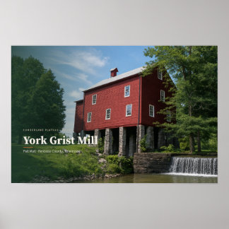 Molino de Grist York Condado de Fentress — Arte de