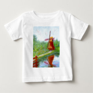Molino de viento de la impresión, la camisa del