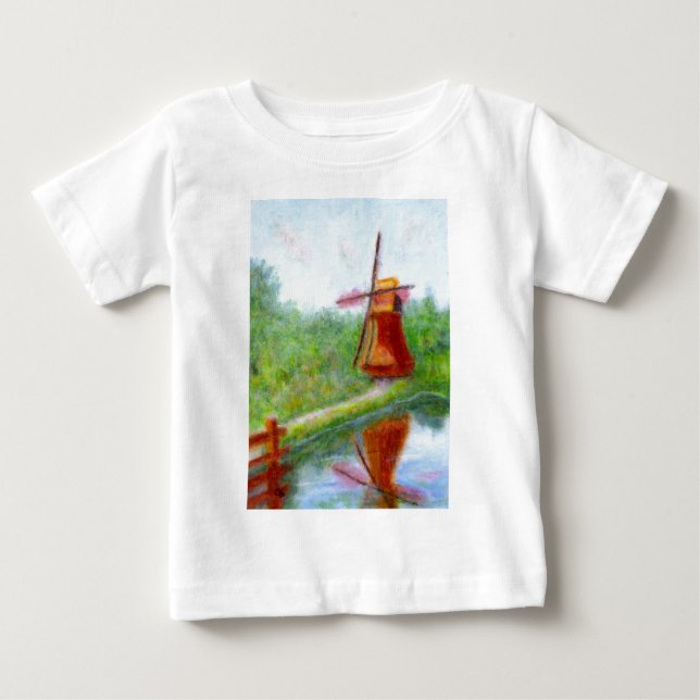 Molino de viento de la impresión, la camisa del (Anverso)
