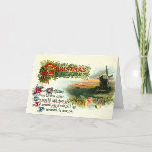 Molino de viento de navidad de 1912