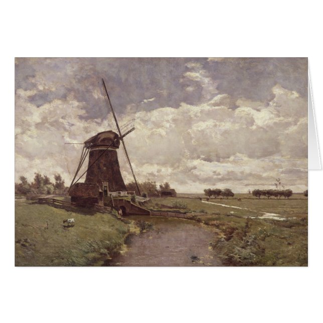 Molino de viento en Leidschendam (Anverso (Horizontal))