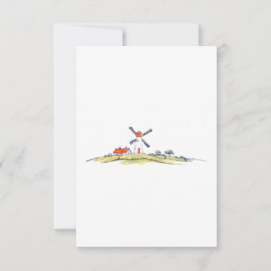 Molino de viento holandés