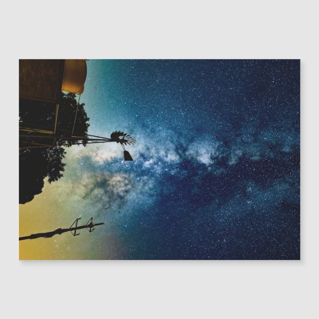 Molino de viento y Vía Láctea (Anverso)