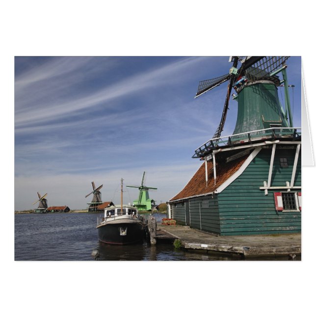Molino de viento, Zaanse Schans, Holanda, Países B (Anverso (Horizontal))