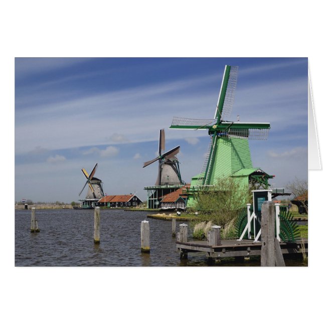 Molino de viento, Zaanse Schans, Holanda, Países B (Anverso (Horizontal))