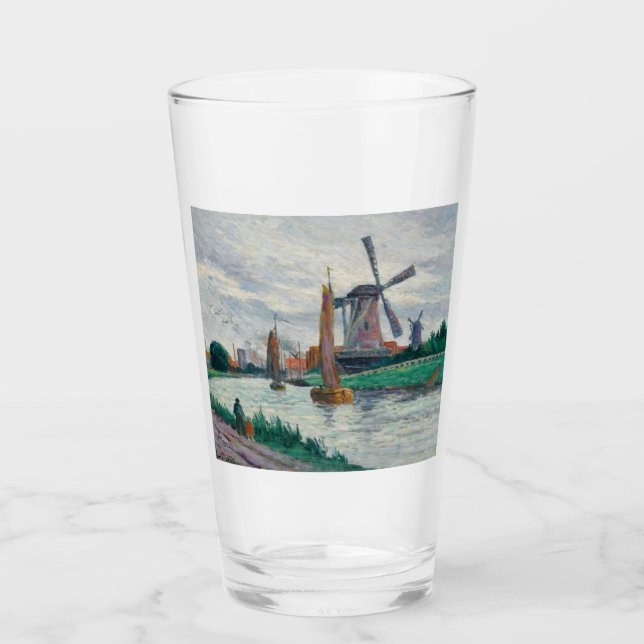 Molinos de viento en Holanda (Países Bajos) (Anverso)