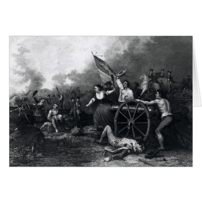 Moll Pitcher en la batalla de Monmouth (Anverso (Horizontal))