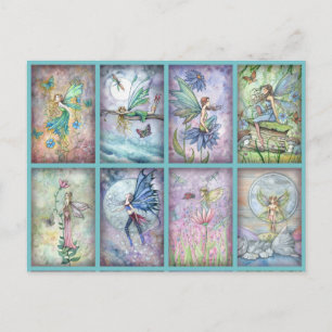 Molly Harrison Hadas de las Flores Tarjeta Postal